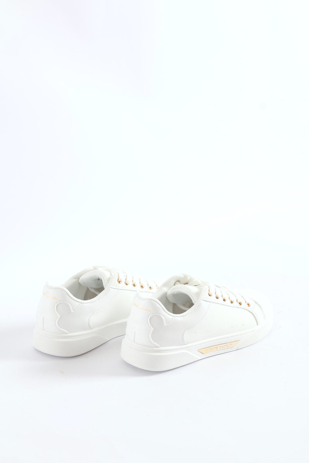 Gold Detail Sneaker - White