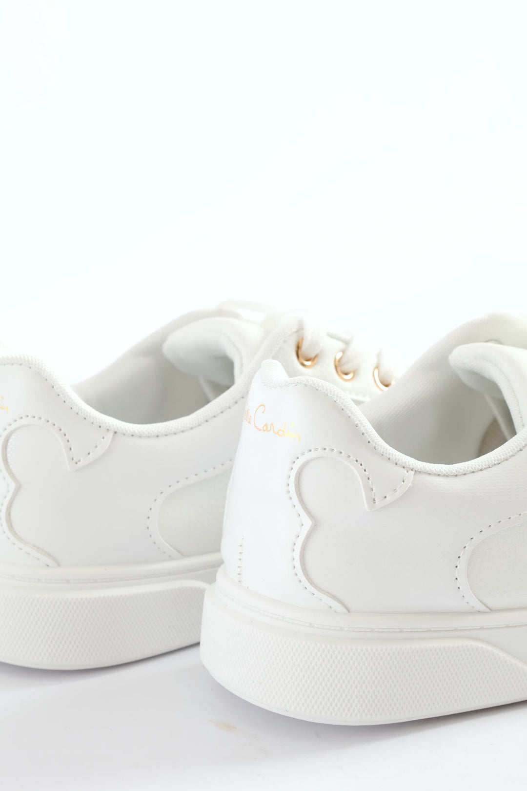 Gold Detail Sneaker - White