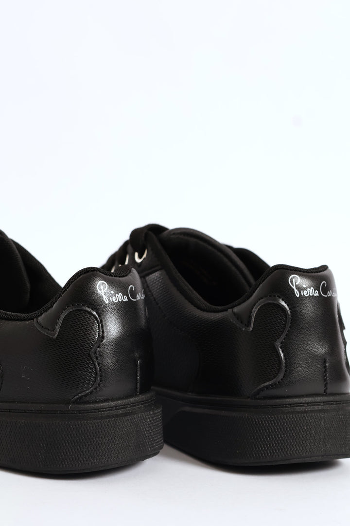 Gold Detail Sneaker - Black