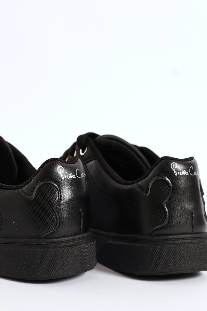 Gold Detail Sneaker - Black