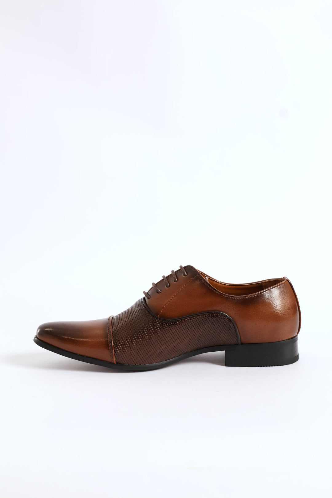 Oxford With Toe Cap - Brown