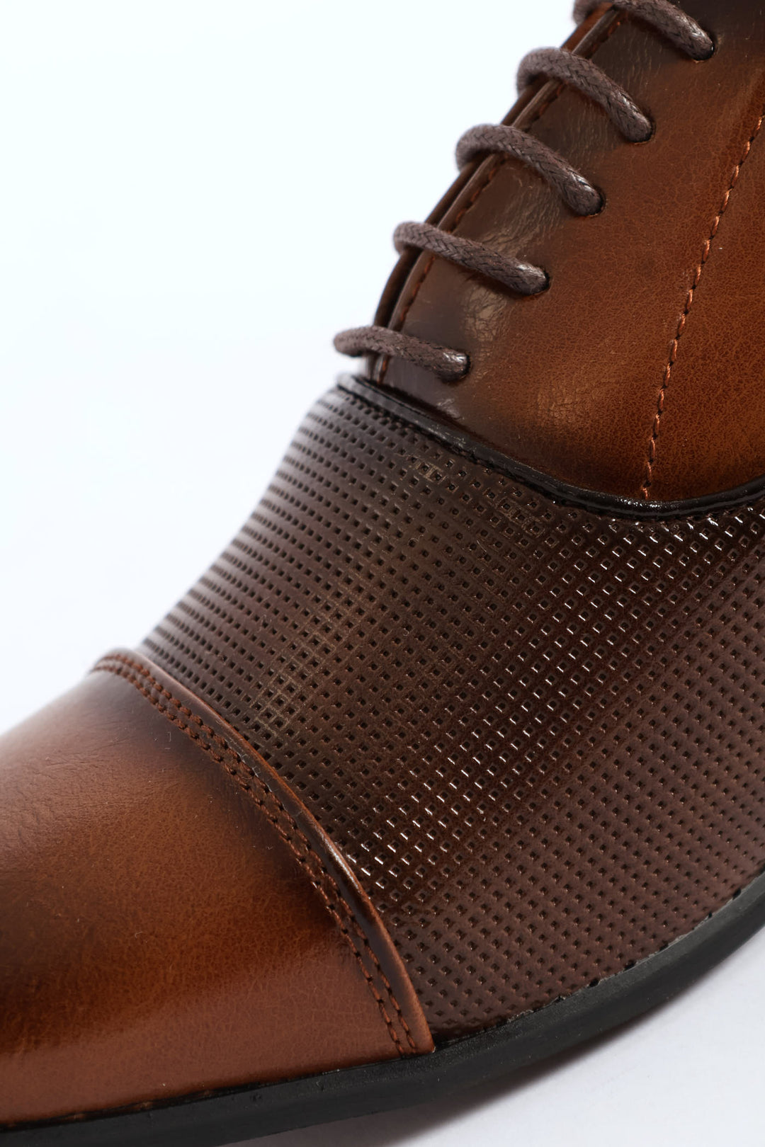 Oxford With Toe Cap - Brown