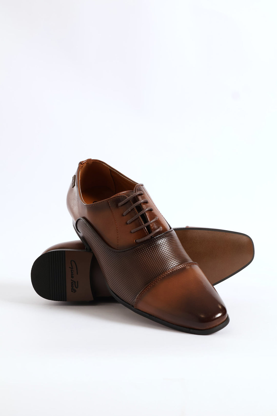 Oxford With Toe Cap - Brown