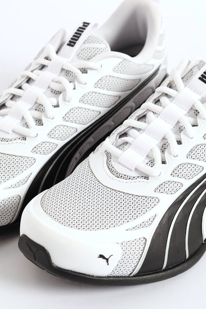 Voltra Lace Up Trainer - White