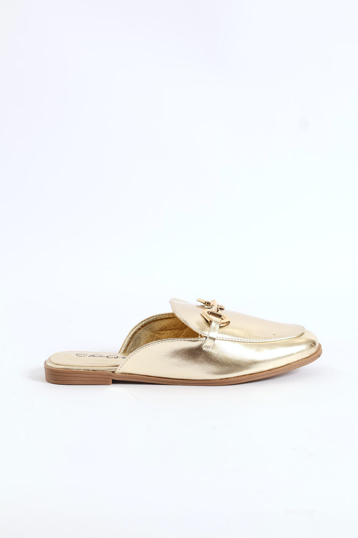 Gold Trim Metallic Push In - Gold