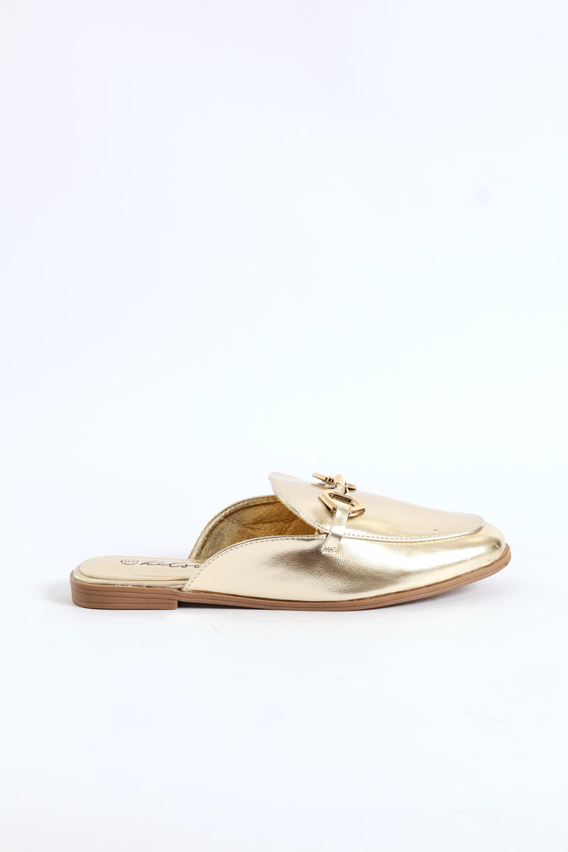 Gold Trim Metallic Push In - Gold