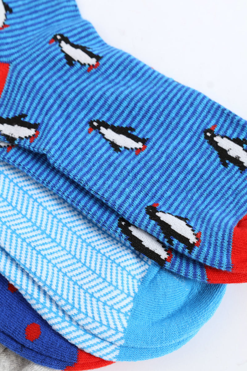 Boys 5 Pack Happi Anklet Socks - Multi