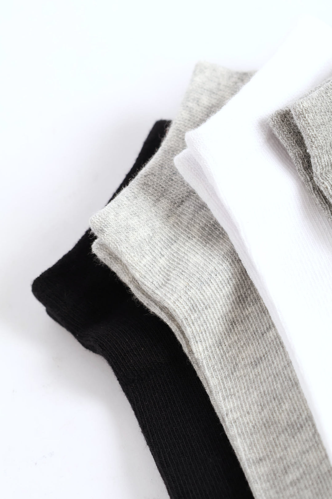 5 Pack Low Cut Socks - Grey Melange