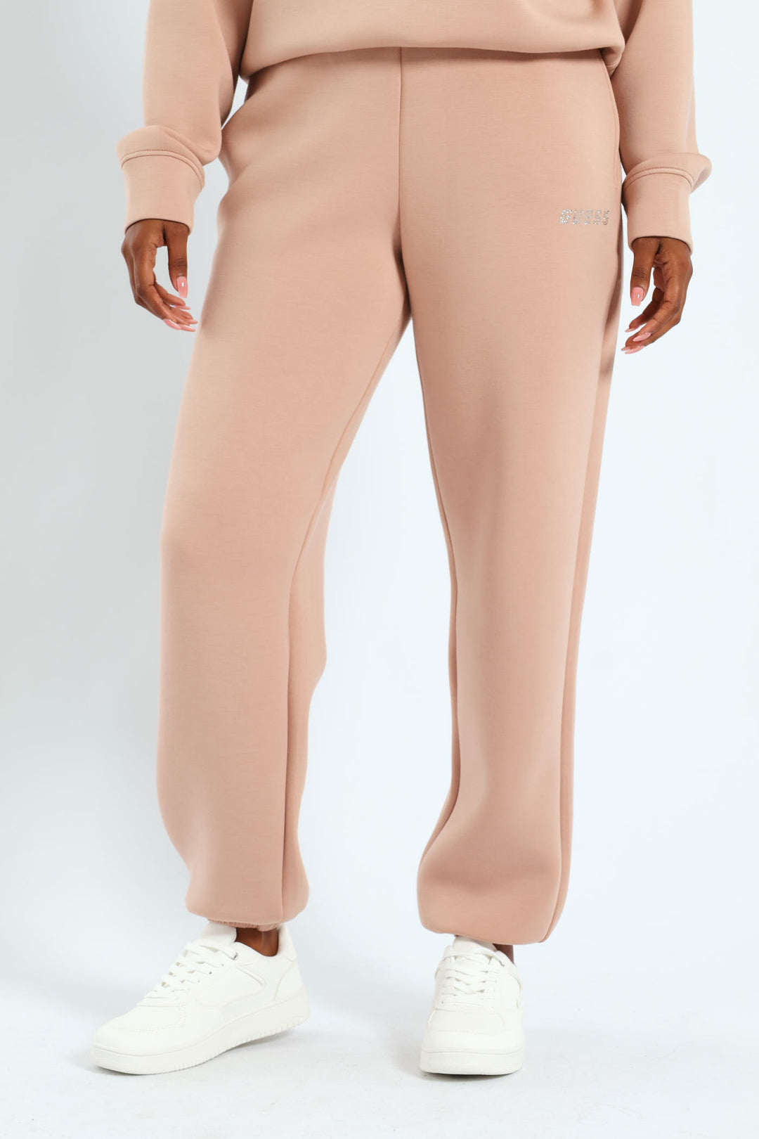 Cecilia Scuba Jogger Pants - Brown