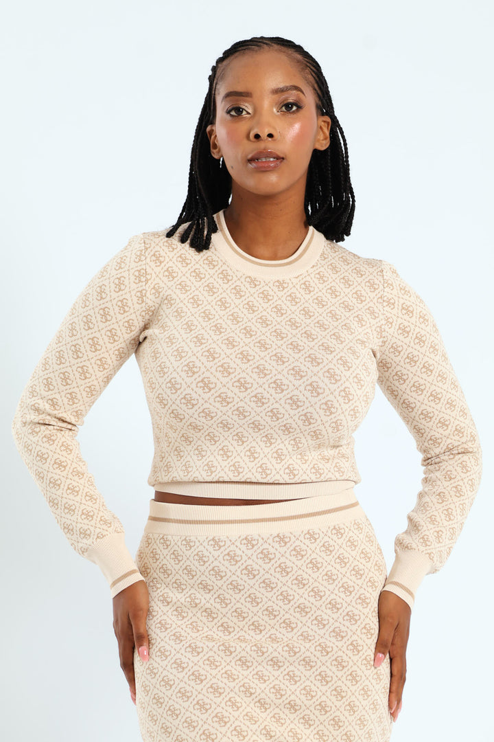 Lise 4G Sweater - Cream