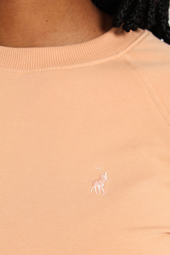 Sophia Raglan Track Top - Peach