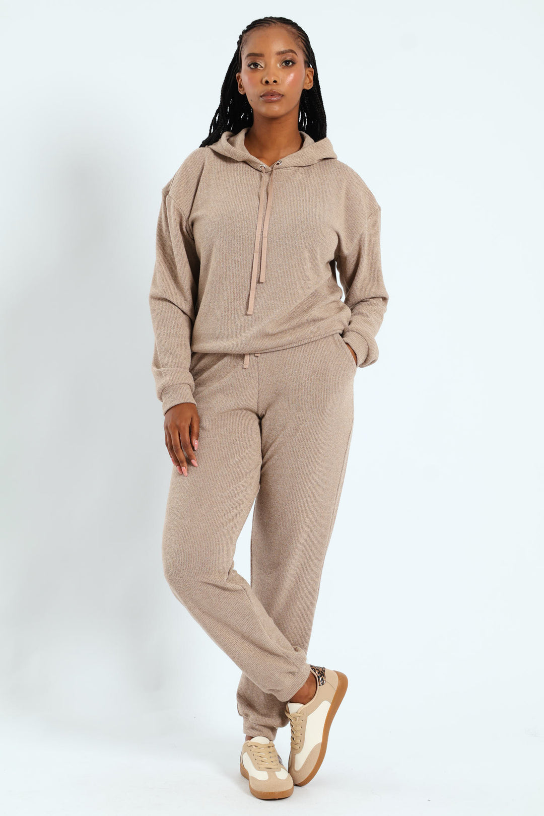 Leisure Hoody - Dark Beige