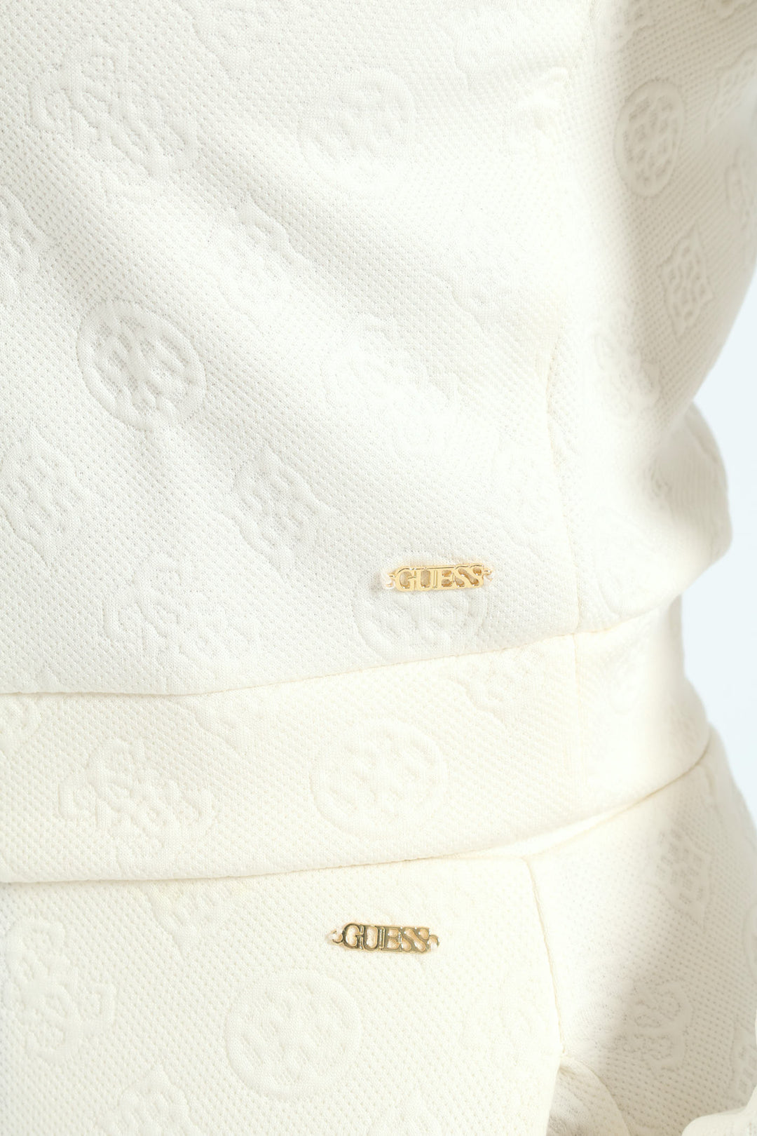 Peony Logo Hoodie Sweatshirt - Cream