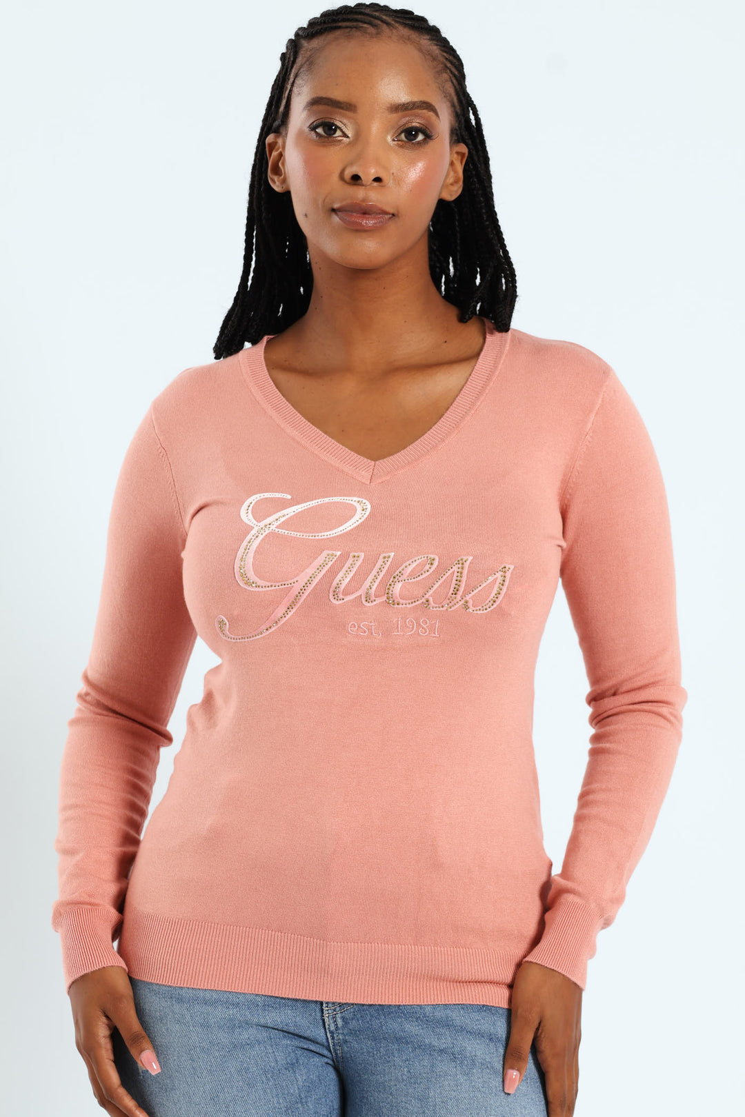 Megan Logo Sweater - Pink