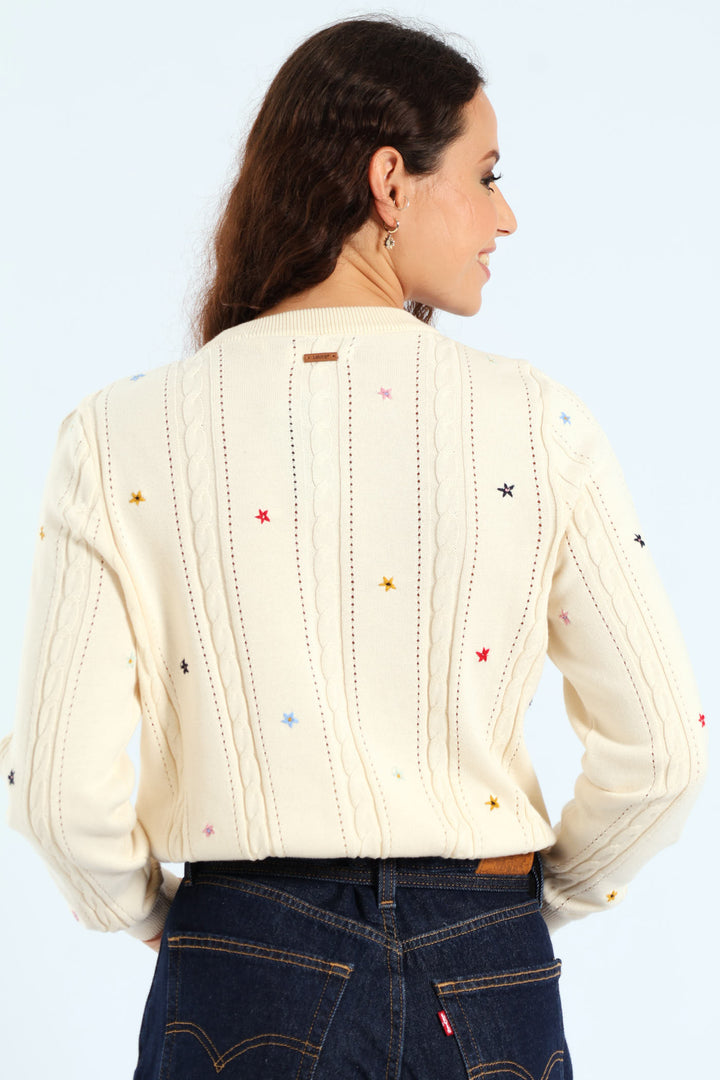 Marais Cardigan - White