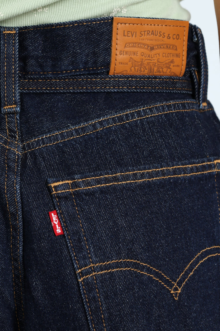 Culotte Pants - Dark Wash