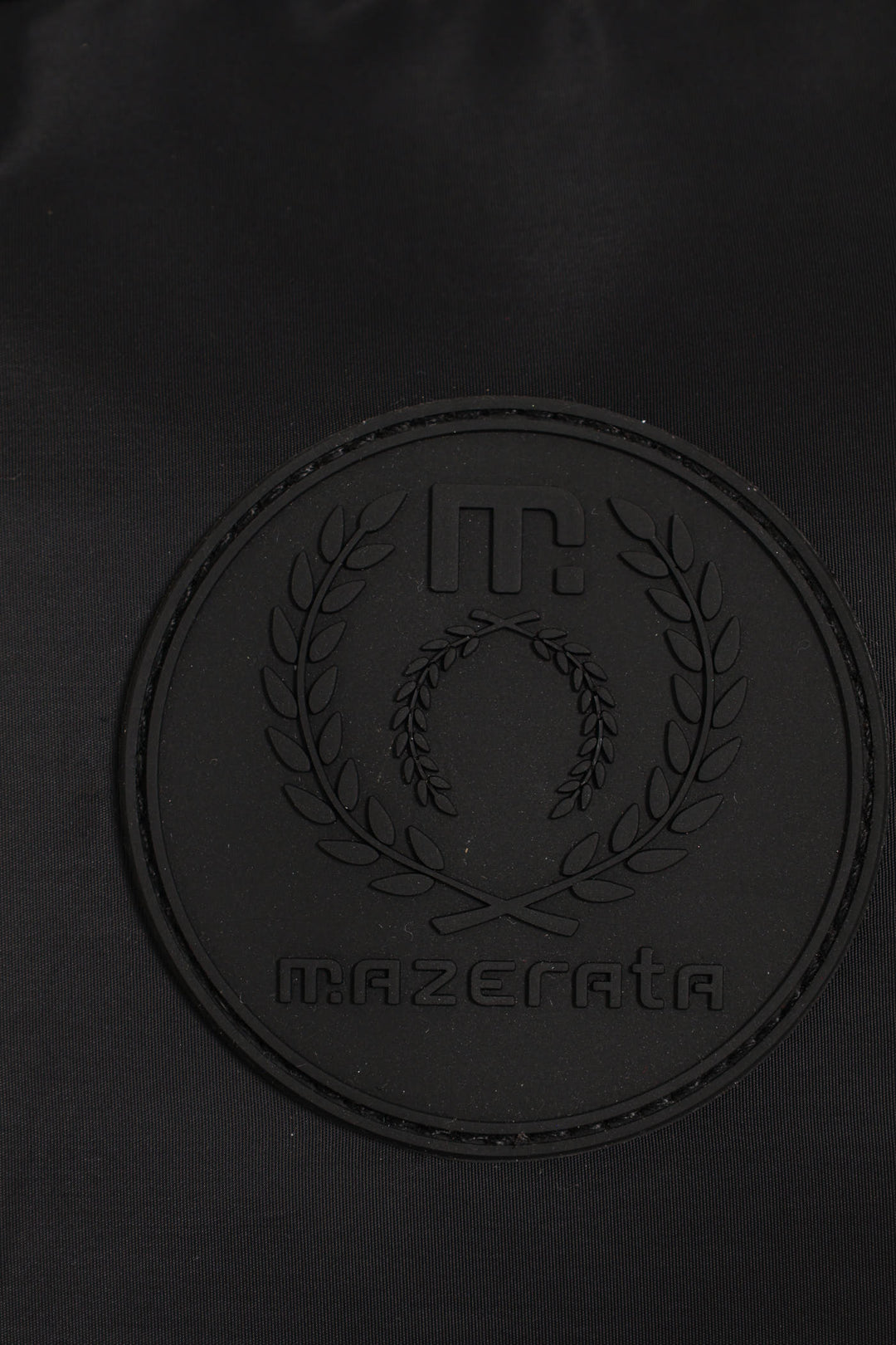 Mazerata Mono Print Backpack - Black