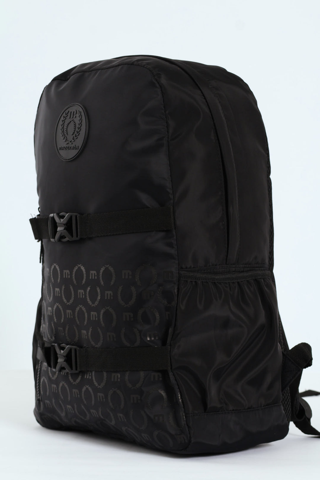 Mazerata Mono Print Backpack - Black