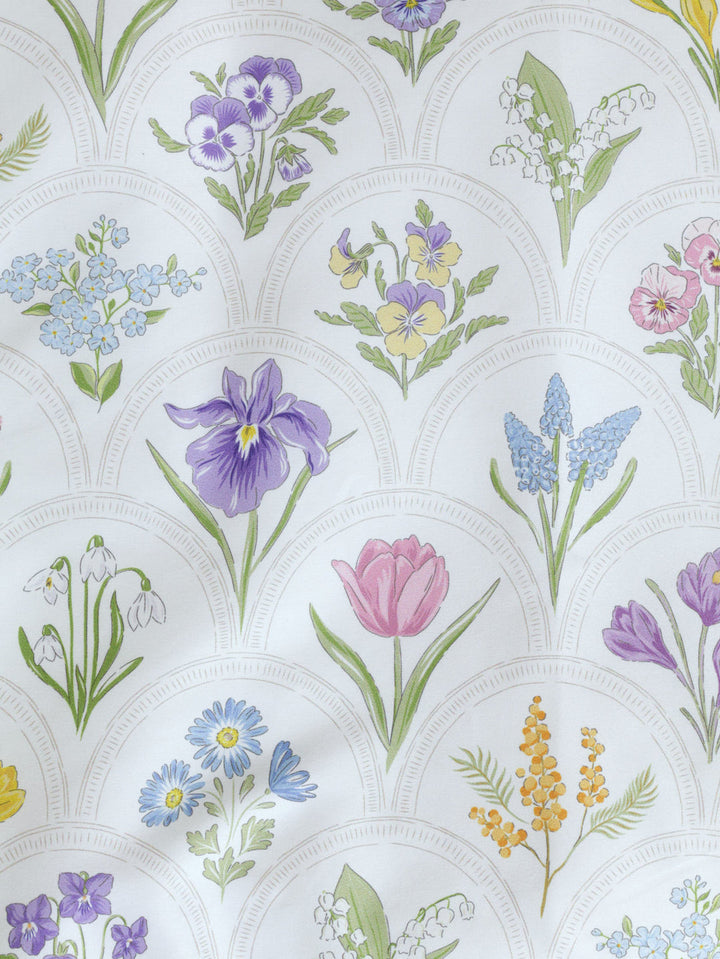 Meadow Flower Duvet Cover - Green