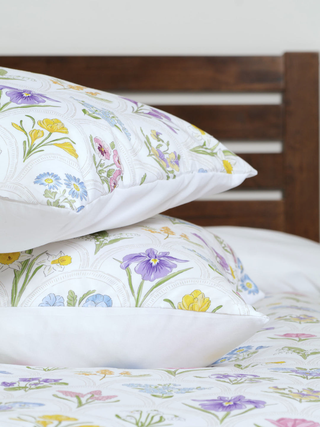 Meadow Flower Duvet Cover - Green