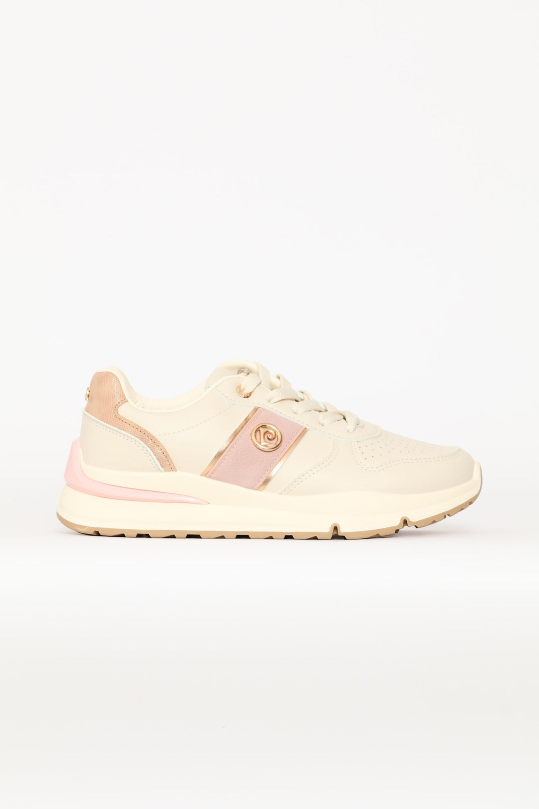 Colourblocked Sneaker - Beige