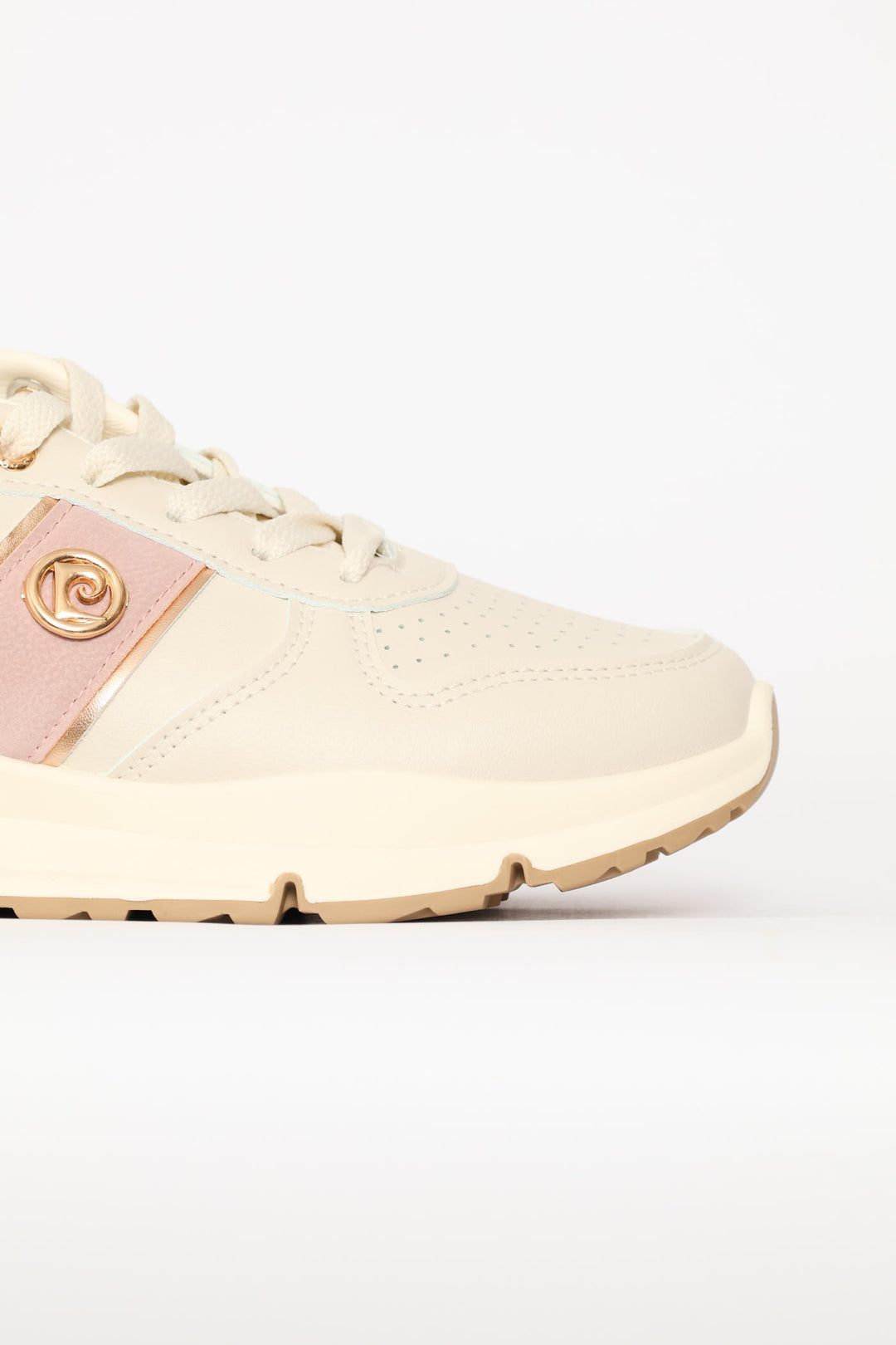 Colourblocked Sneaker - Beige
