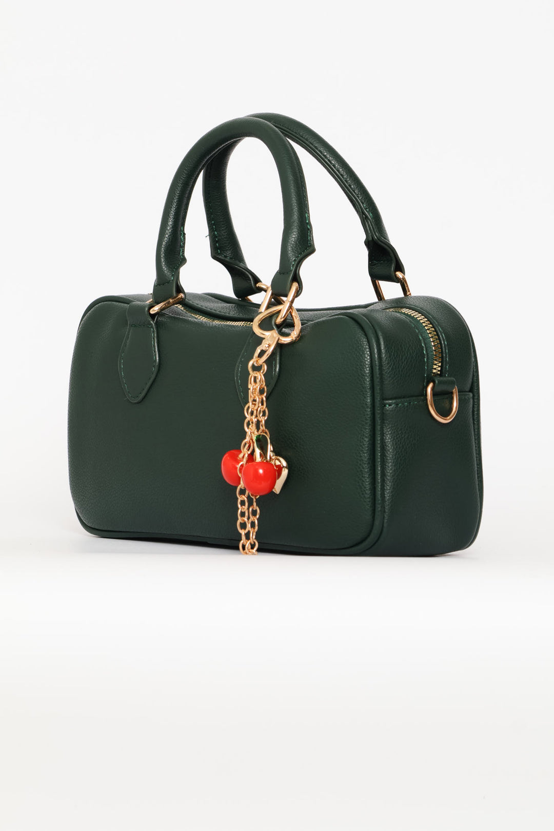 Mini Bowler Xbody With Charm - Dk Green