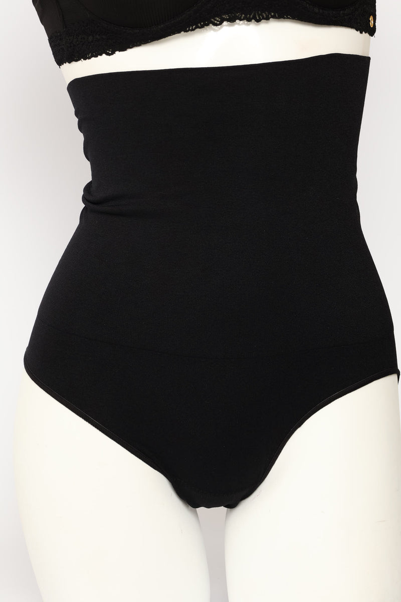 2 Pack Seamless Shapewear Brief - Mocha/Black