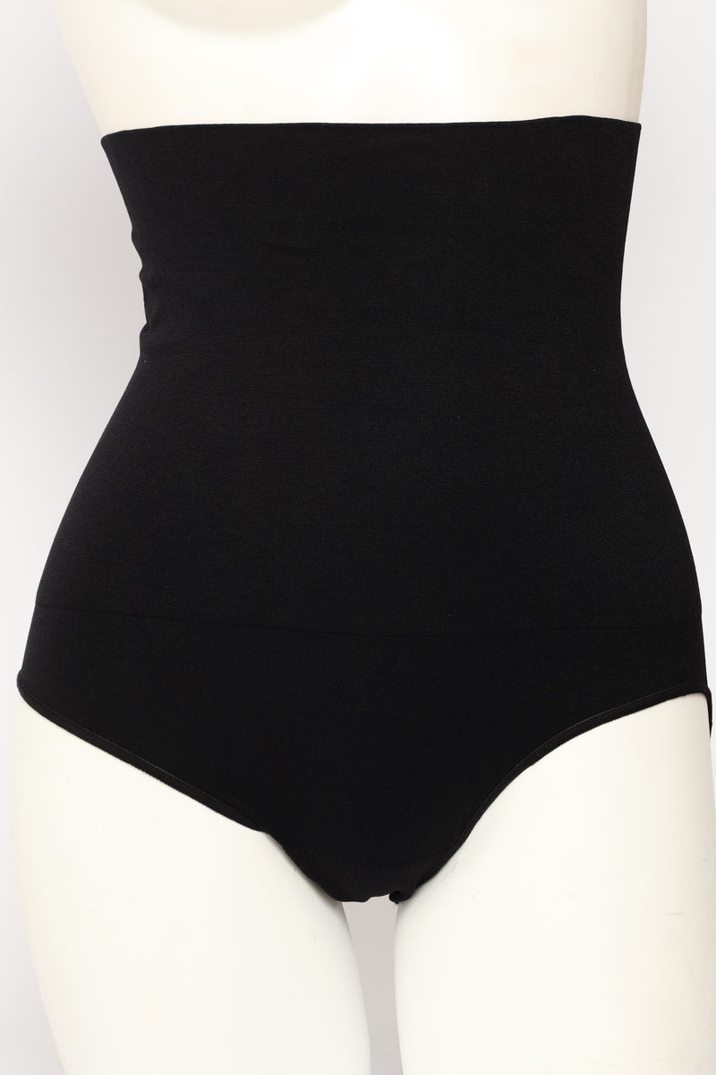 2 Pack Seamless Shapewear Brief - Mocha/Black