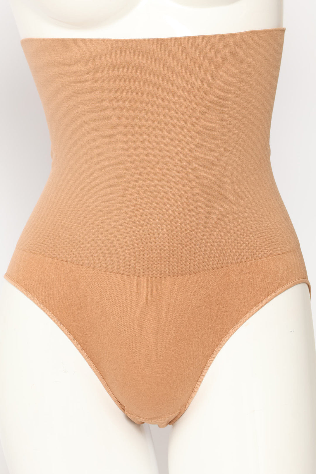 2 Pack Seamless Shapewear Brief - Mocha/Black