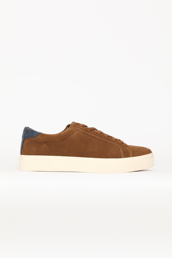 Classic Nubuck Court Sneaker - Taupe