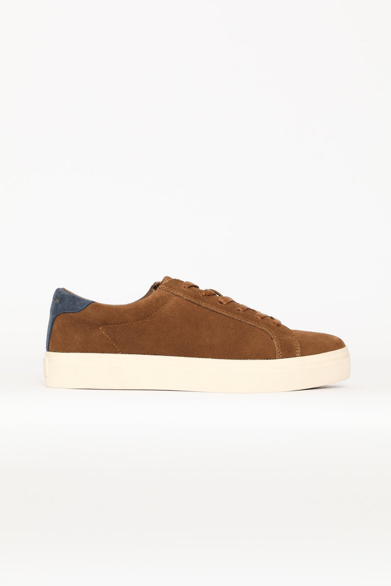Classic Nubuck Court Sneaker - Taupe