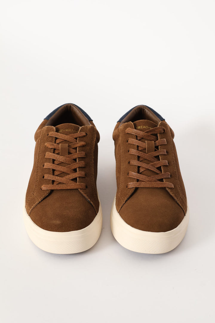 Classic Nubuck Court Sneaker - Taupe