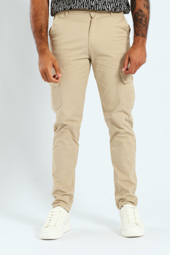 Cargo Pocket Pant - Stone