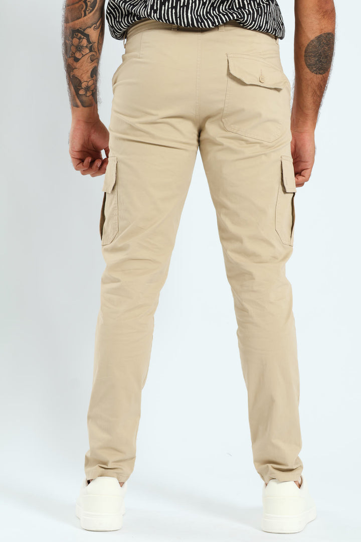 Cargo Pocket Pant - Stone