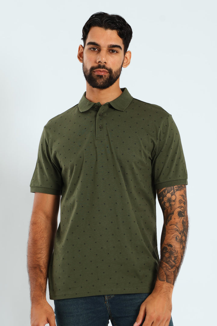 Noughts & Cross Print Golfer - Fatigue