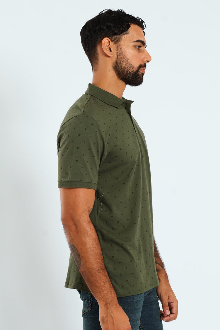 Noughts & Cross Print Golfer - Fatigue