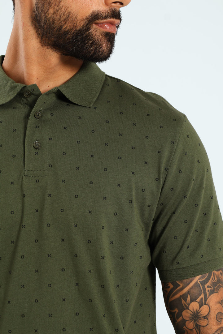 Noughts & Cross Print Golfer - Fatigue