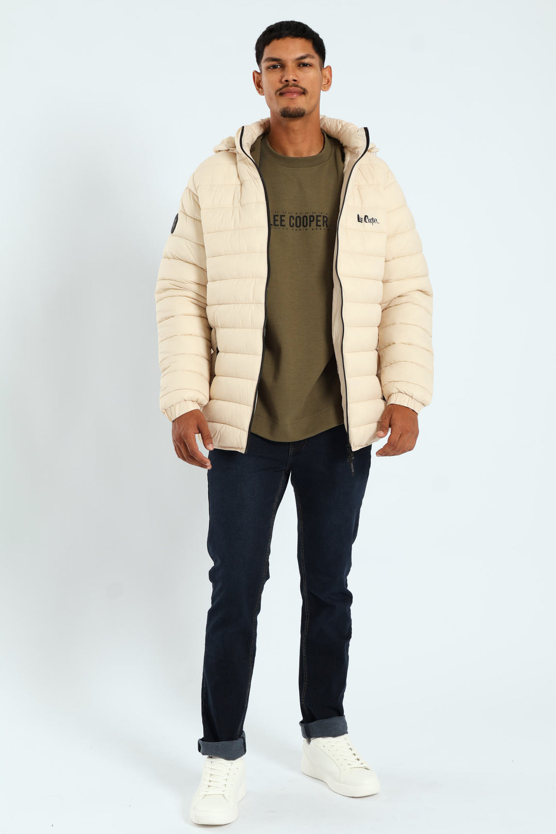Billy Fur Lined Puffer - Stone