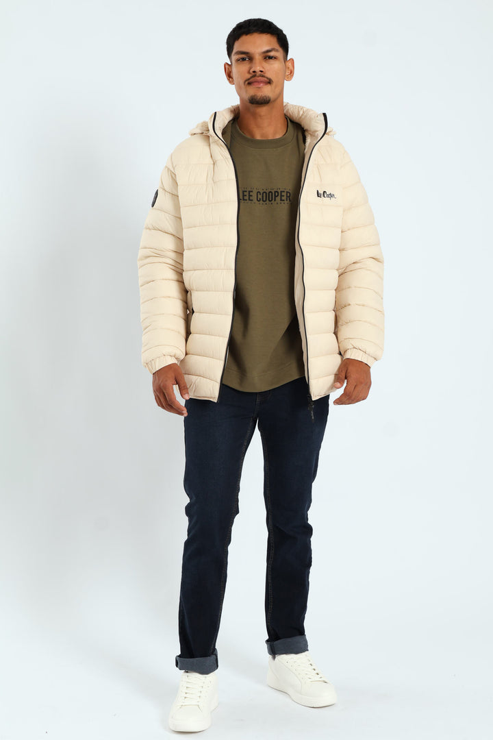 Billy Fur Lined Puffer - Stone