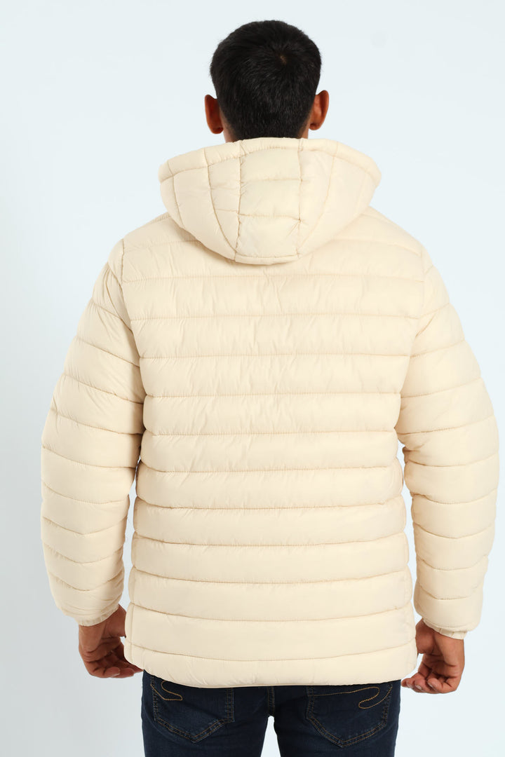Billy Fur Lined Puffer - Stone