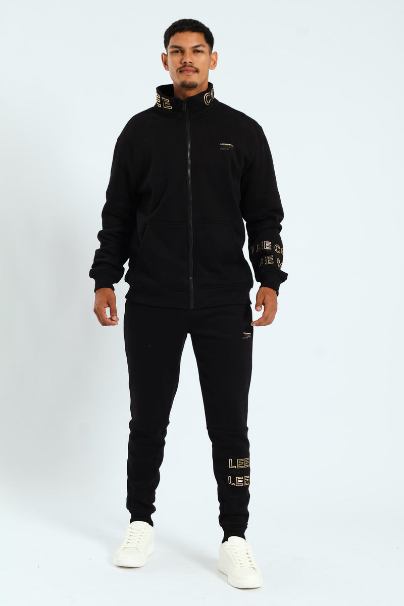 Nkosi Fleece Bottoms - Black