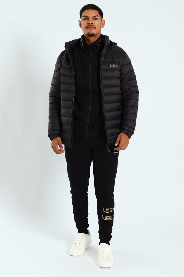 Billy Fur Lined Puffer - Black