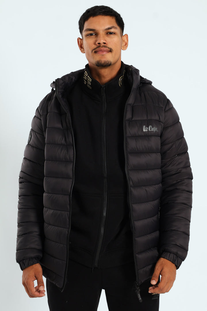 Billy Fur Lined Puffer - Black