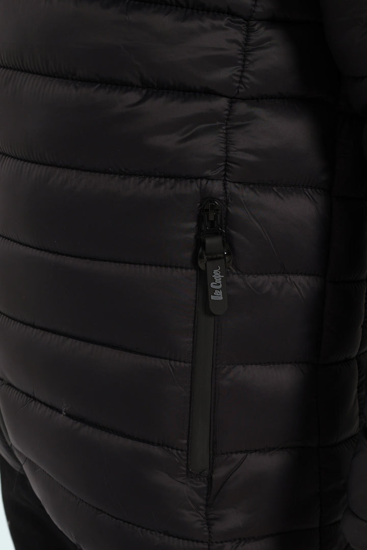 Billy Fur Lined Puffer - Black