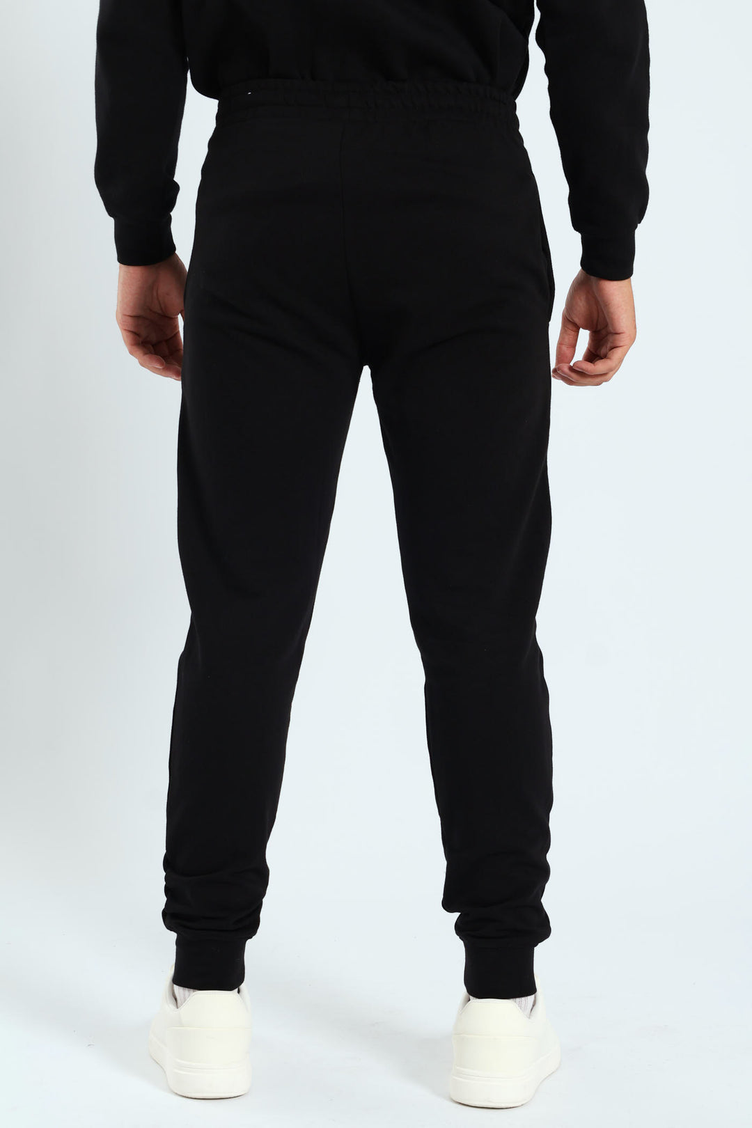 Essential No.1 Logo Slim Sweatpants - Black