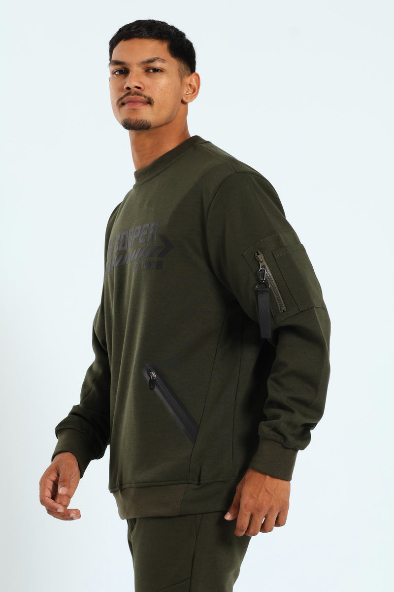 Finnian Sweatshirt - Fatigue