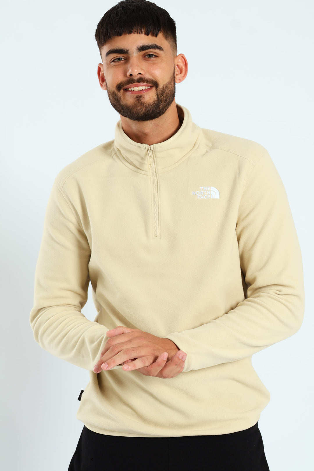 Glacier Quarter Zip Tracktop - Taupe