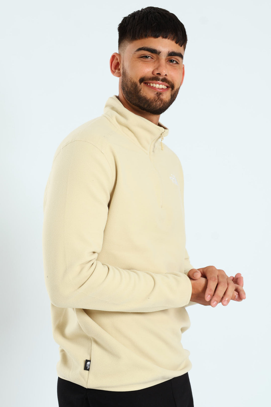 Glacier Quarter Zip Tracktop - Taupe