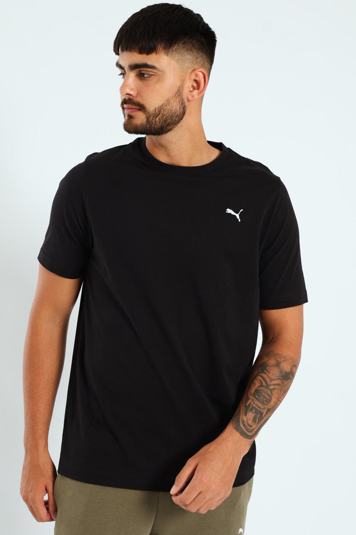 Essential Small Logo Tee - Black